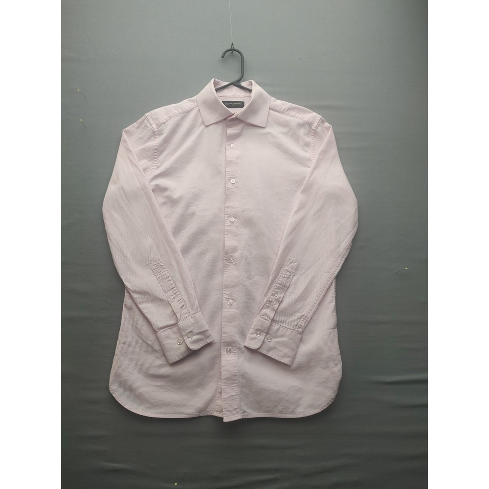 Banana Republic Slim Men's Shirt Pink Button Up Long Sleeves Medium